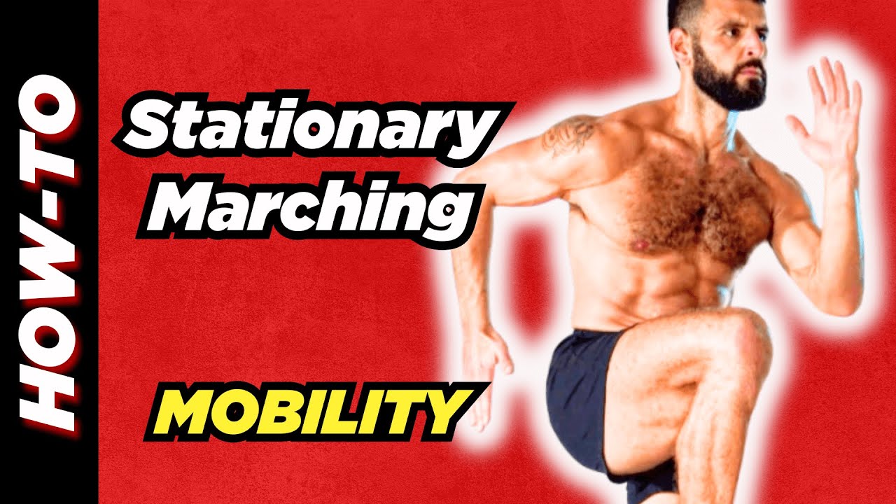 HOW TO- Stationary Marching: Stretch Hip Flexors, Activates Glutes & Prep for Walk/Run