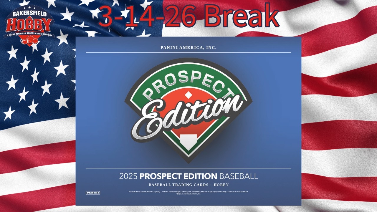 14.03.2026 2025 Prospect Edition Baseball Hobby Break #510