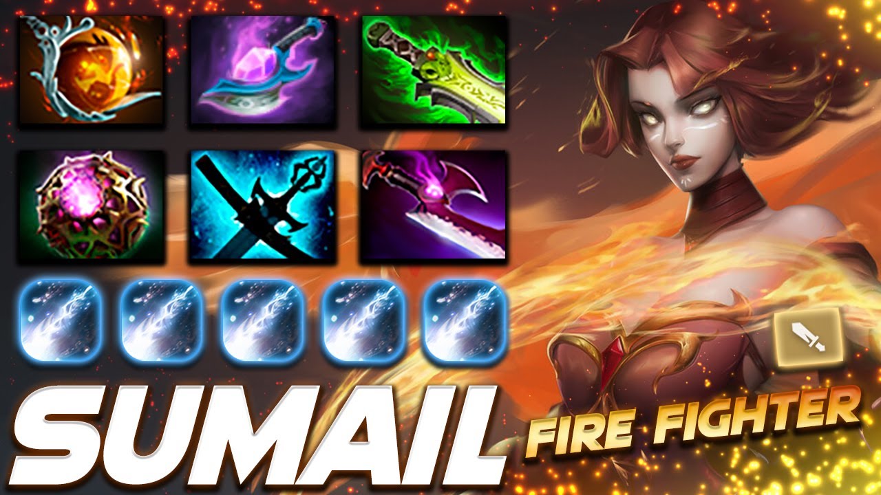 Sumail Lina Fire Fighter - Dota 2 Pro Gameplay [Watch & Learn]
