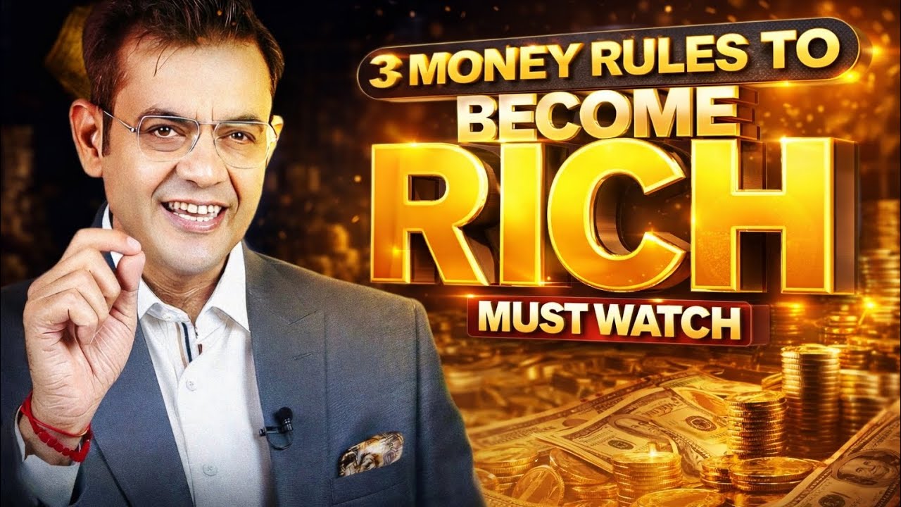 3 Money Rules To Become Rich I IEye-Opening Life Changing Motivation I Sonu Sharma 