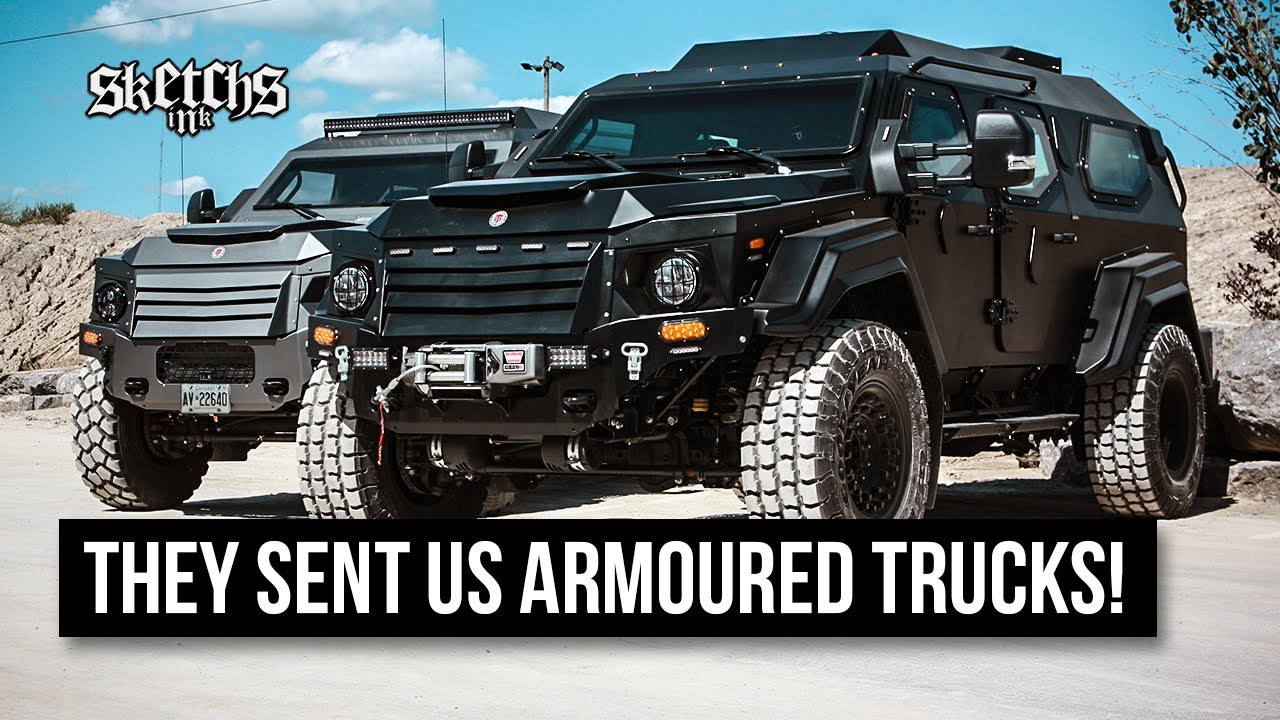 MASSIVE Armoured Trucks get Custom-Painted for Ardbeg  - Terradyne Gurkha LAPV