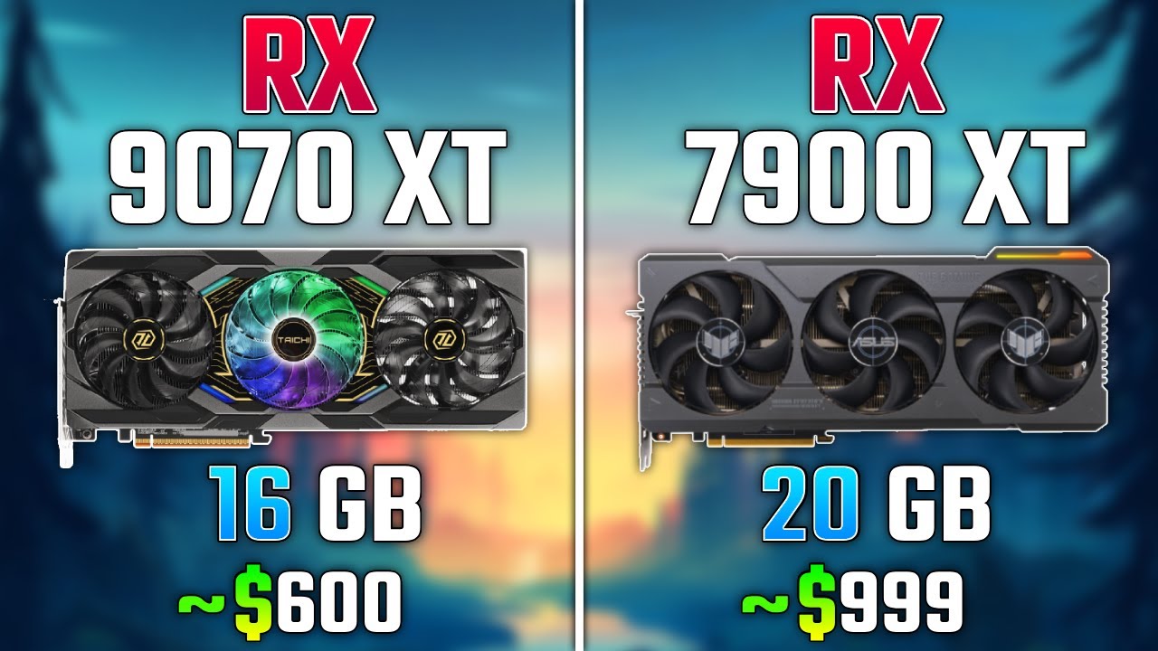 RX 9070 XT vs RX 7900 XT | Test in 7 Games