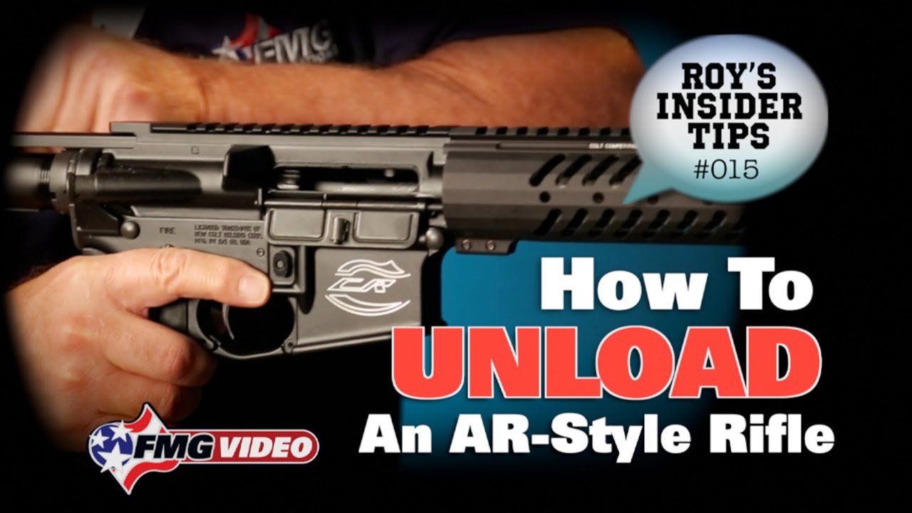 Unloading An AR-Style Rifle