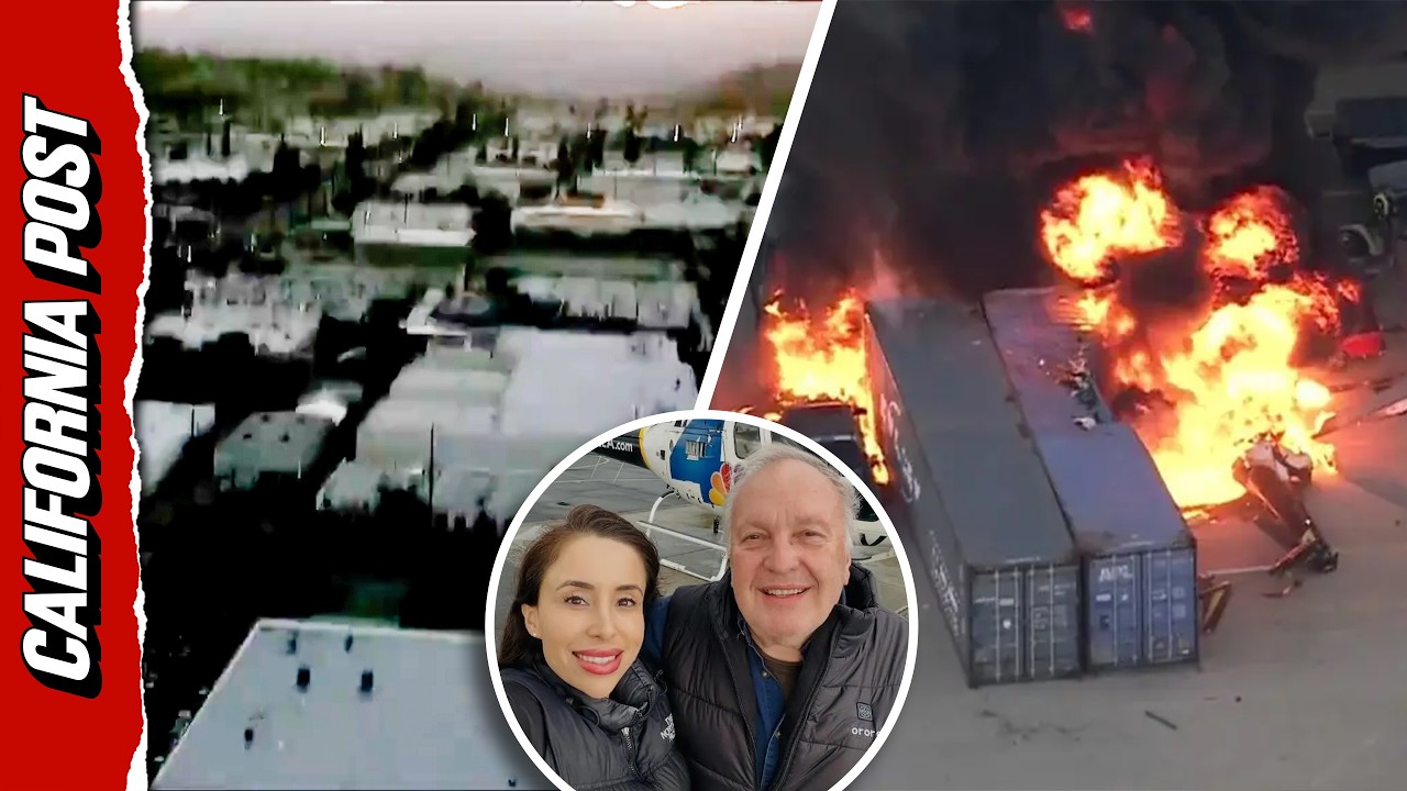 Terrifying Moment NBC News Helicopter Crashes Live On Air Leaving 3 Dead