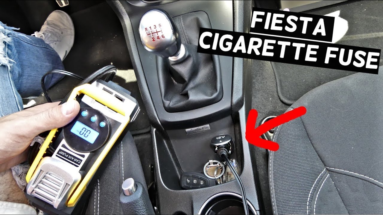 FORD FIESTA CIGARETTE LIGHTER FUSE LOCATION REPLACEMENT MK7 ST