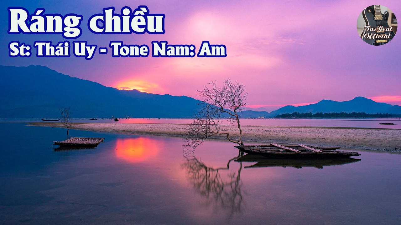 Karaoke Ráng Chiều Tone Nam | TAS BEAT
