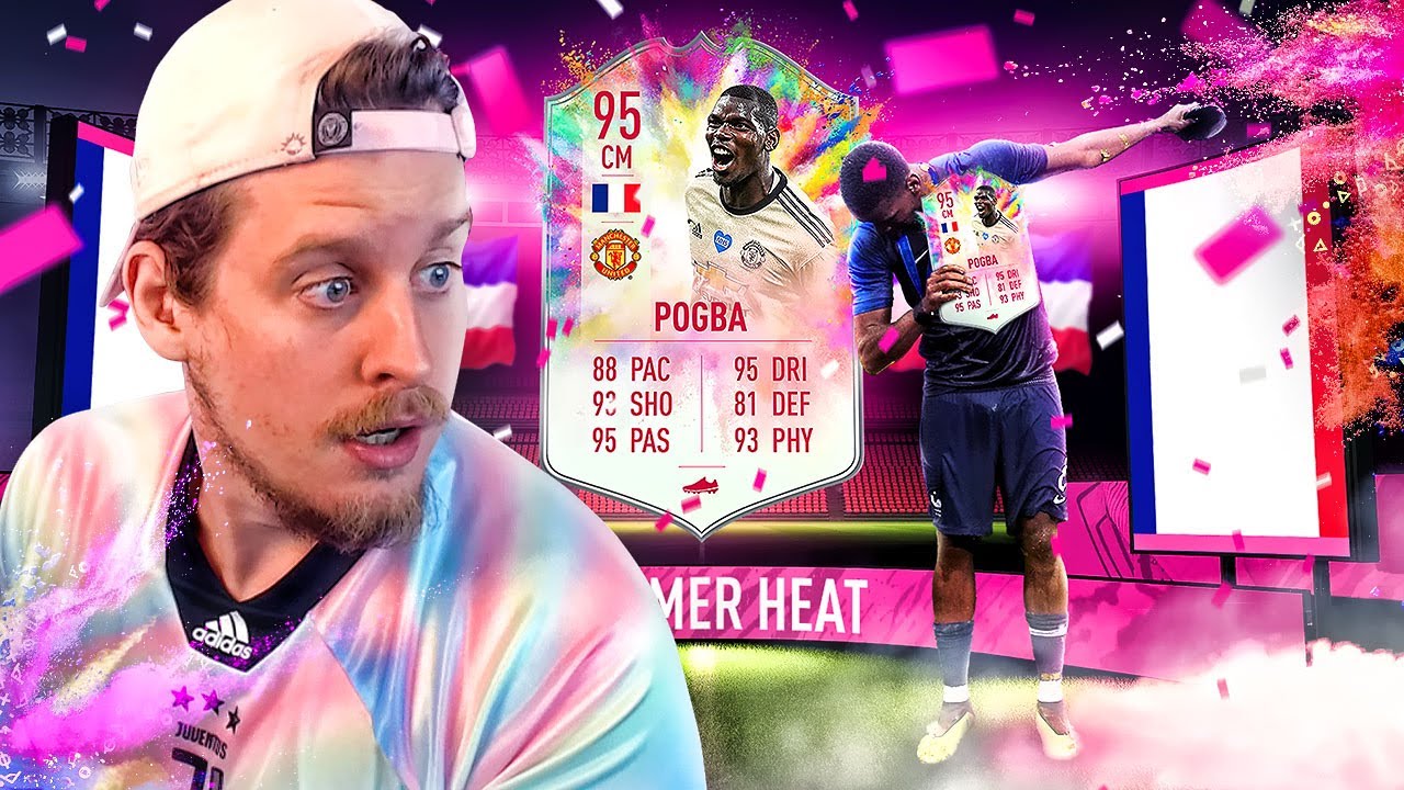 THIS IS SO CHEAP! 95 SUMMER HEAT POGBA PLAYER REVIEW! FIFA 20 Ultimate Team