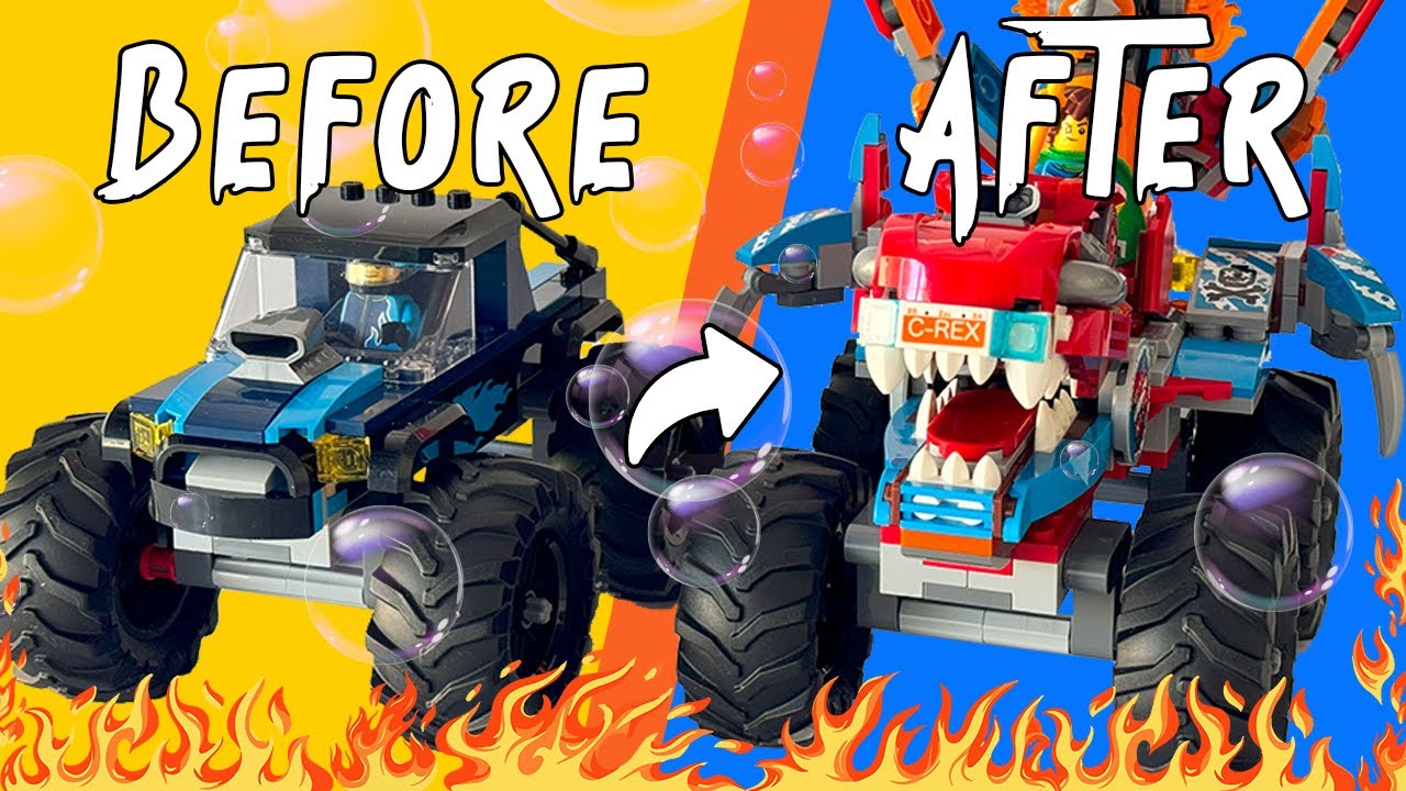 I UPGRADED Monster Truck LEGO SETS...