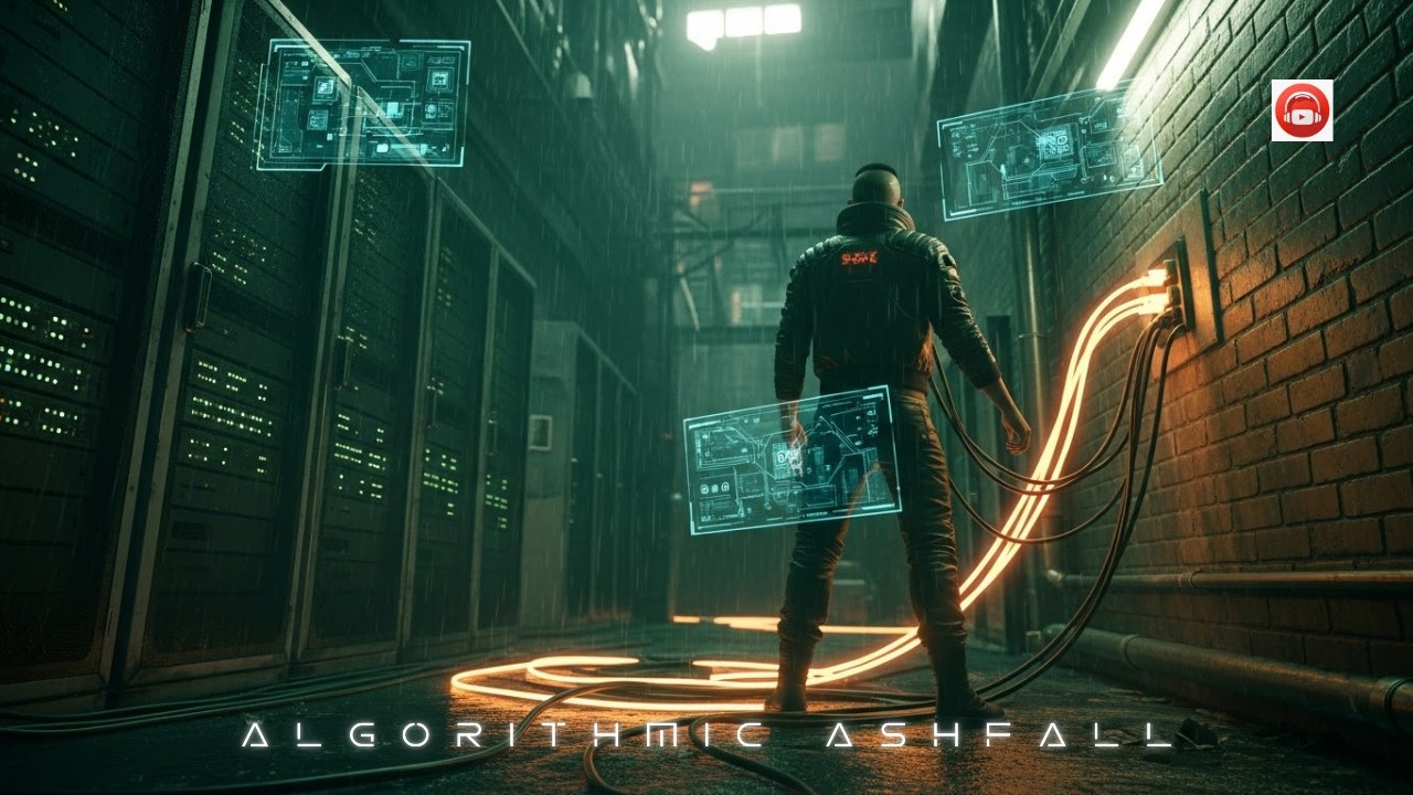 Algorithmic Ashfall | Cyberpunk Instrumental Music for Coding, Focus, Productivity, Study (3H)