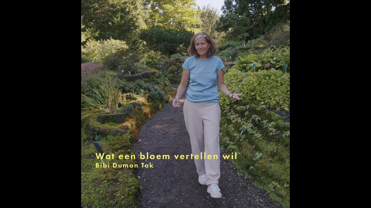 'Wat een bloem vertellen wil' voorgedragen door Bibi Dumon Tak
