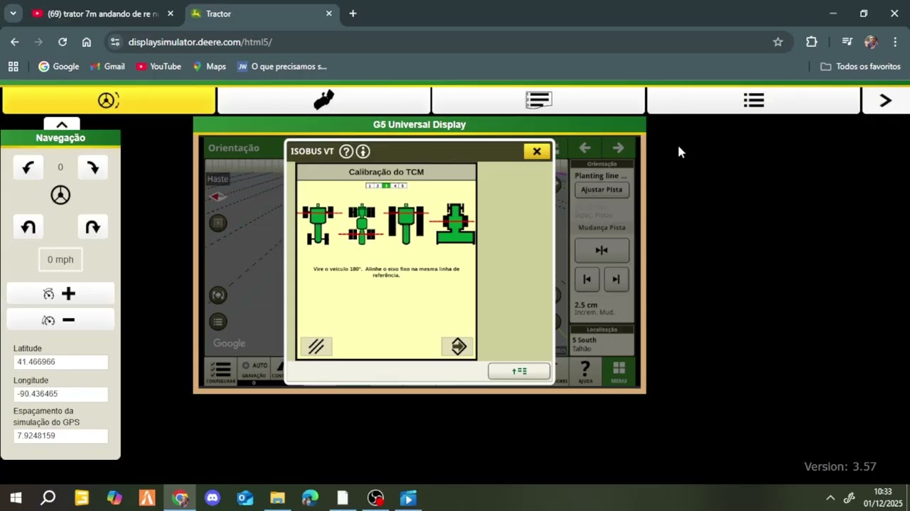 Como fazer a Calibraçao do tcm no monitor g5
