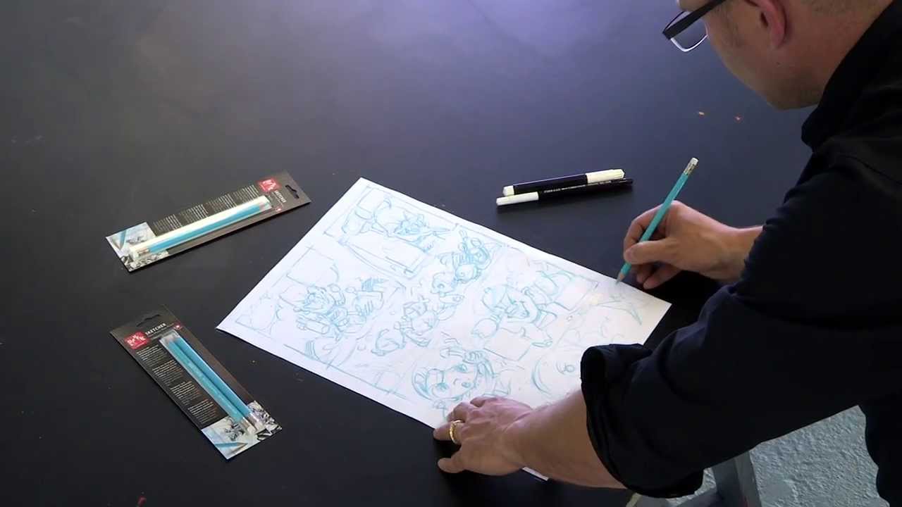 DEMO SKETCHER - NON PHOTO BLUE PENCIL