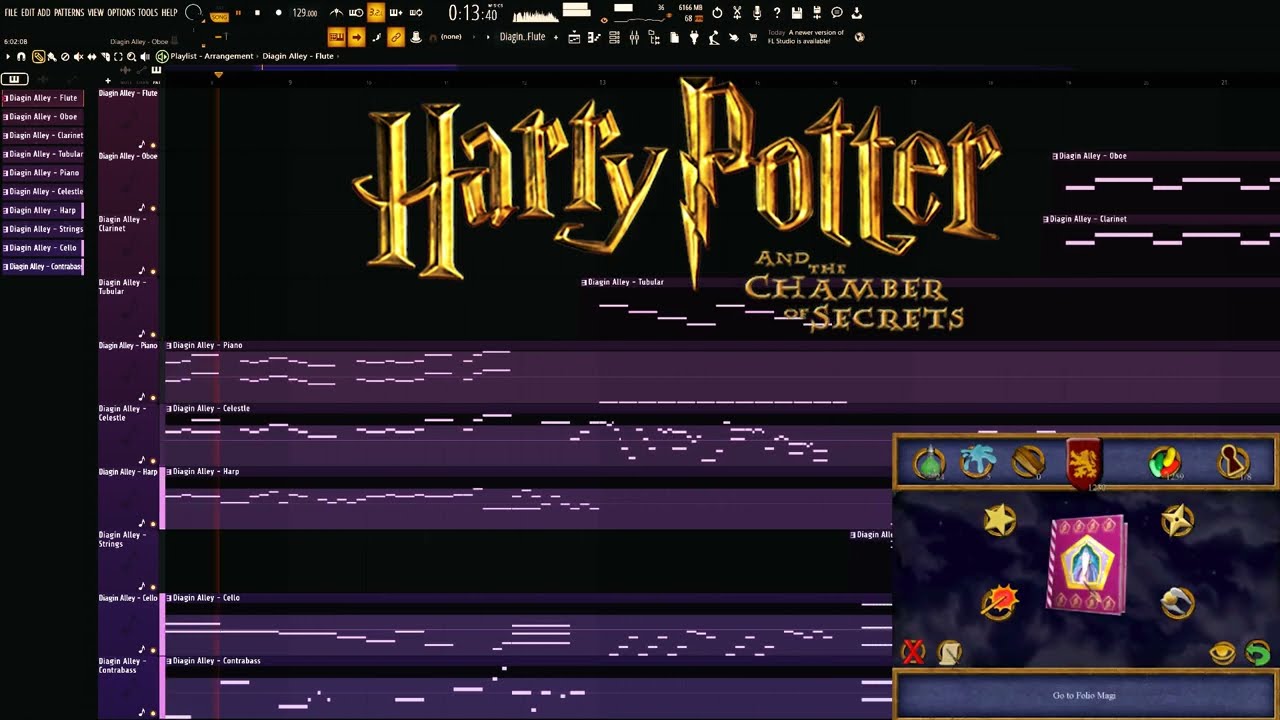 Harry Potter - Chamber of Secrets: Diagon Alley (Cover)