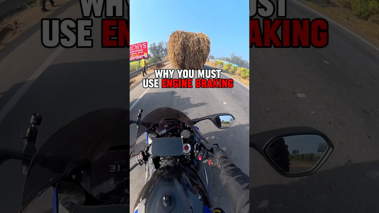 Why you must use ENGINE BRAKING❗️#motorcycletips #motorbike #biketips #motorcyclelife #tipsandtricks