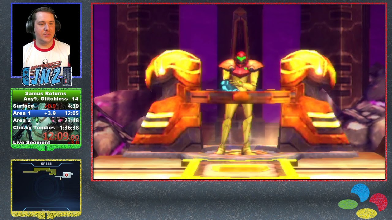 Metroid Samus Returns Any% Glitchless World Record! 1:35:46
