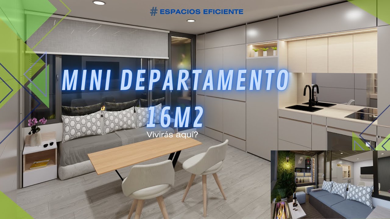 Mini departamento de 16 m²_ Home tour.