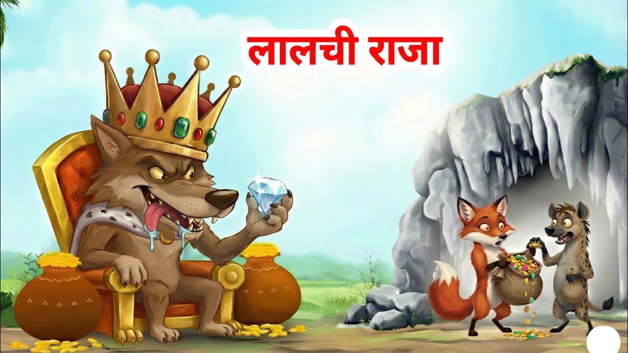 लालची राजा।//hindi moral stories in hindi//