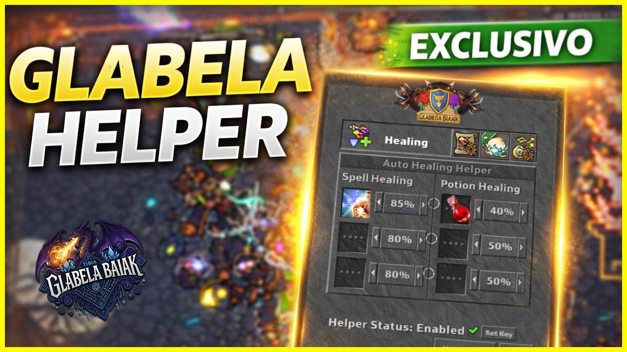 Glabela Helper — O sistema que facilita sua gameplay! - Glabela Baiak - #otserver