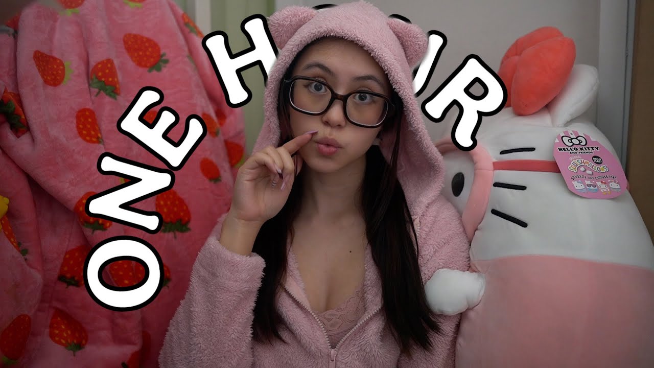 1 HOUR ASMR: Upclose Unintelligible Whispers and Mouth Sounds (Looped)