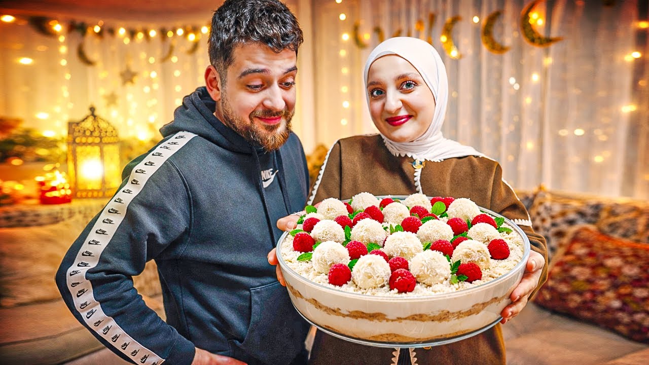 تراميسو رافايلو لأول يوم رمضان🤍حلى سهل وذكريات رمضان زمان | طبخة وحديث🥰