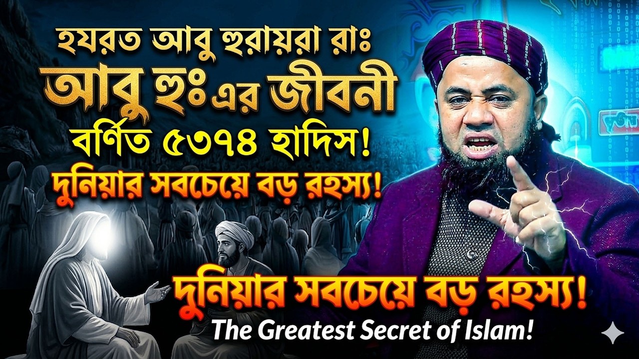 মায়ের জন্য আবু হুরায়রা (রাঃ) এর কান্না!চোখে পানি আসবেই | শাহজামাল সিরাজী | Abu Hurayrah Mayer Kahini