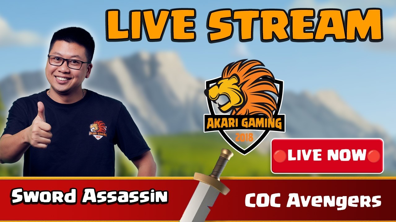 🔴[LIVE STREAM]🔴COC Avengers and Sword Assassin | ME | TH18 | Clash of Clans