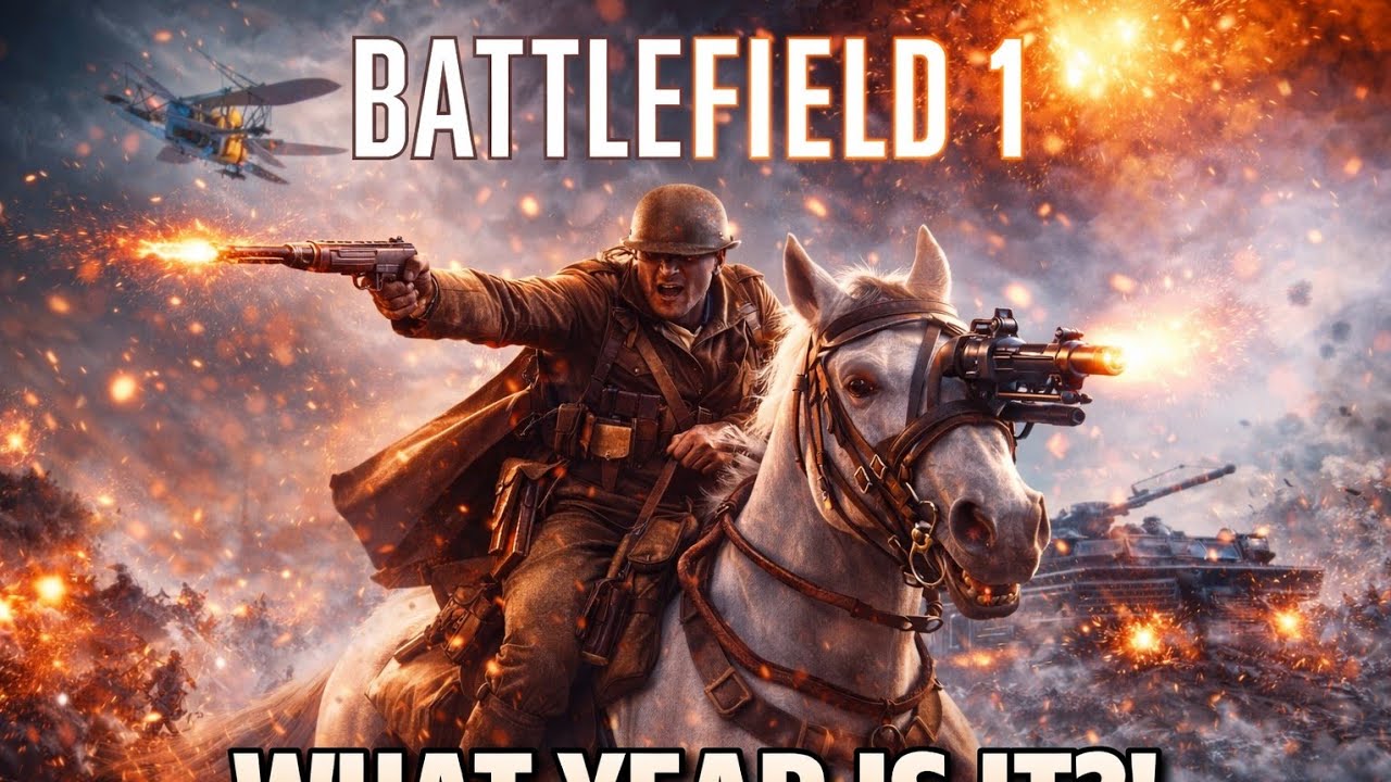 😭 لما تلعب Battlefield 1 كأنك رامبو… وتطلع بطريق