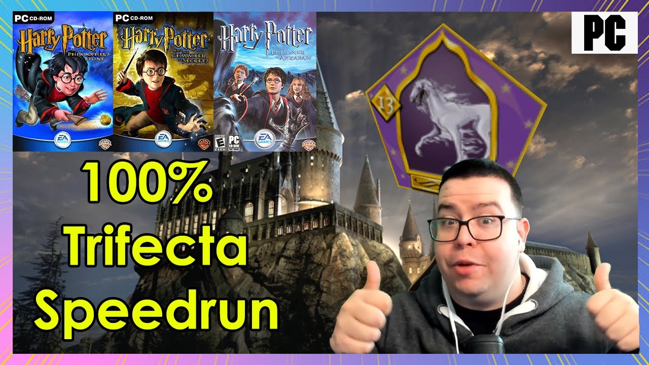 Harry Potter PC Trifecta 100% Speedrun in 5:51:13