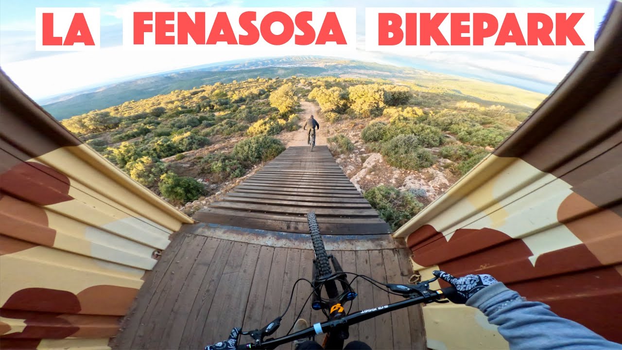 TESTING MY ENDURO BIKE OUT AT THIS AWESOME BIKEPARK!