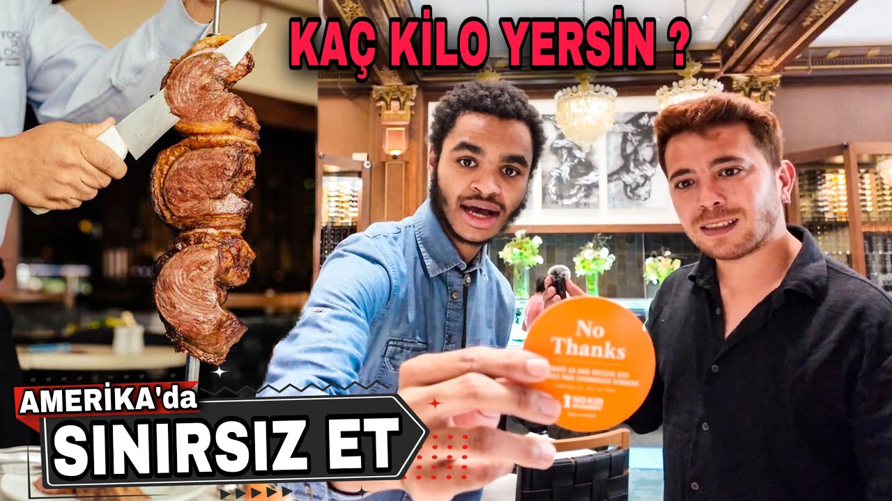 Amerika’da SINIRSIZ ET Restoranı | Fogo De Chao 🇺🇸