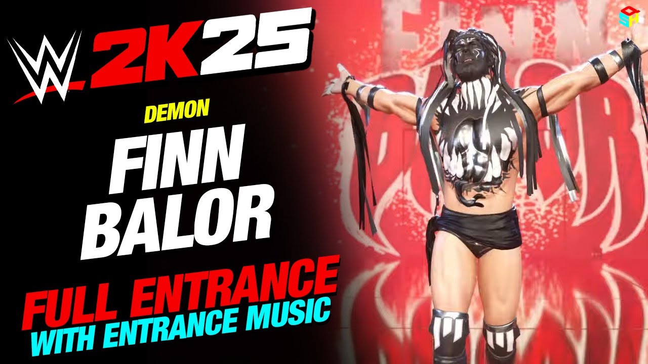 DEMON FINN BALOR WWE 2K25 ENTRANCE - #WWE2K25 DEMON FINN BALOR ENTRANCE WITH MUSIC