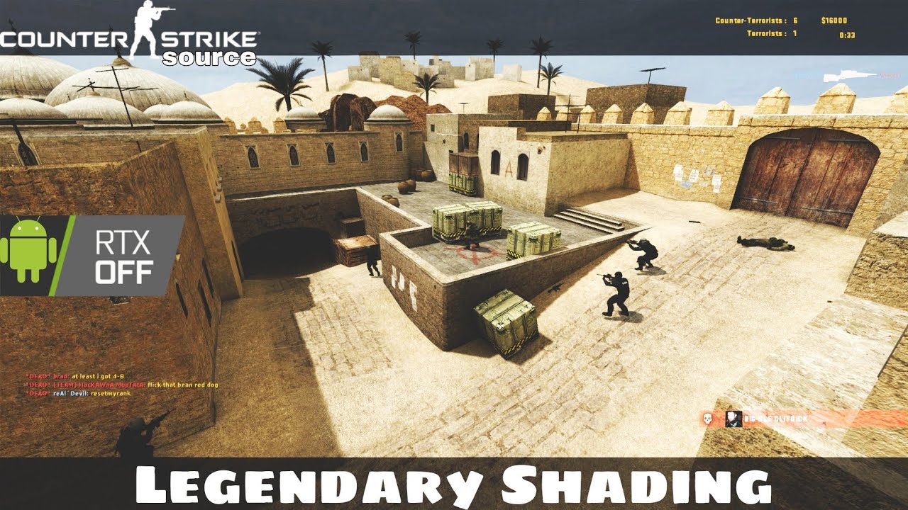 Counter-Strike: Source Android Gameplay de_dust2 Max Graphics
