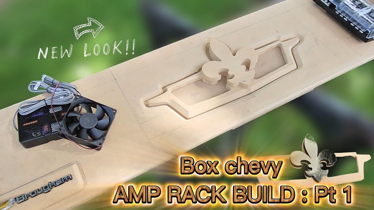 1988 Box Chevy Rebuild Part 19 - Amp Rack Build | Router lessons learned