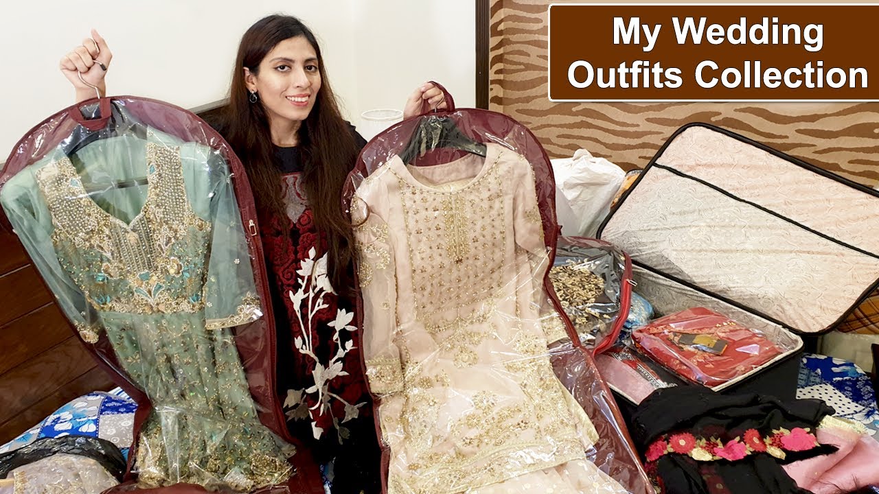 My Wedding Outfits Collection | Wedding Dress Designs Collections 2020 | Life With Amna