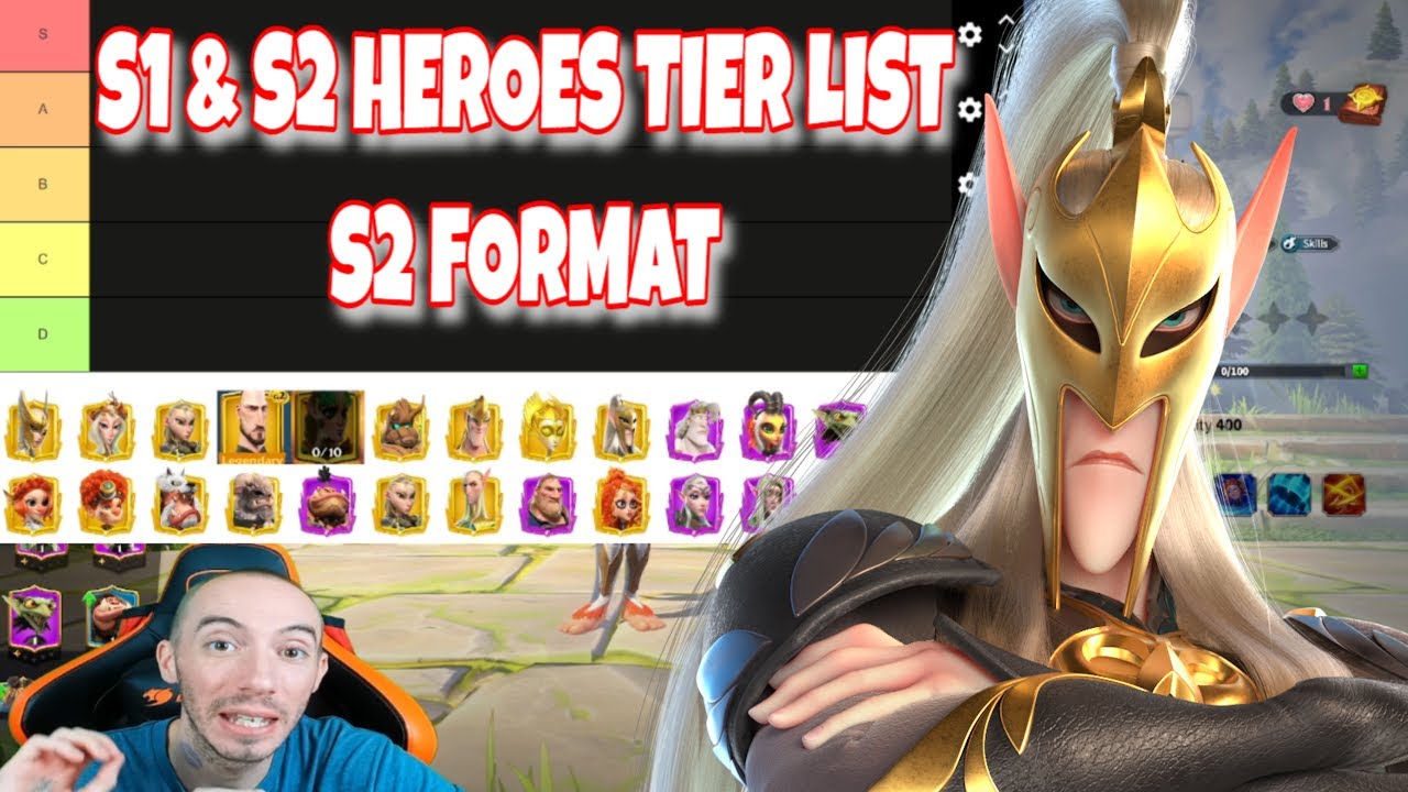 S1 & S2 Hero Tier List Season 2 Format Call of Dragons