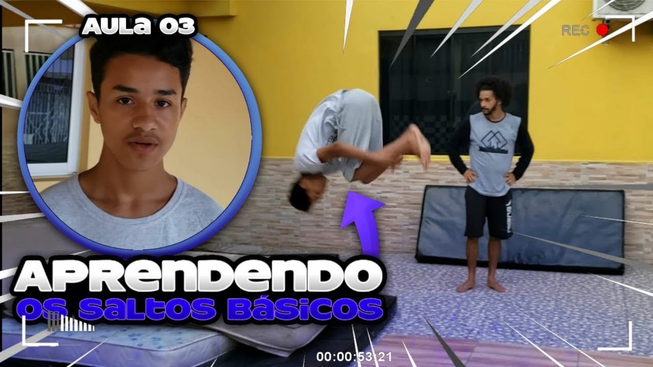 Aula 03 - Saltos mortais básicos - Parkour do Zero ao avançado