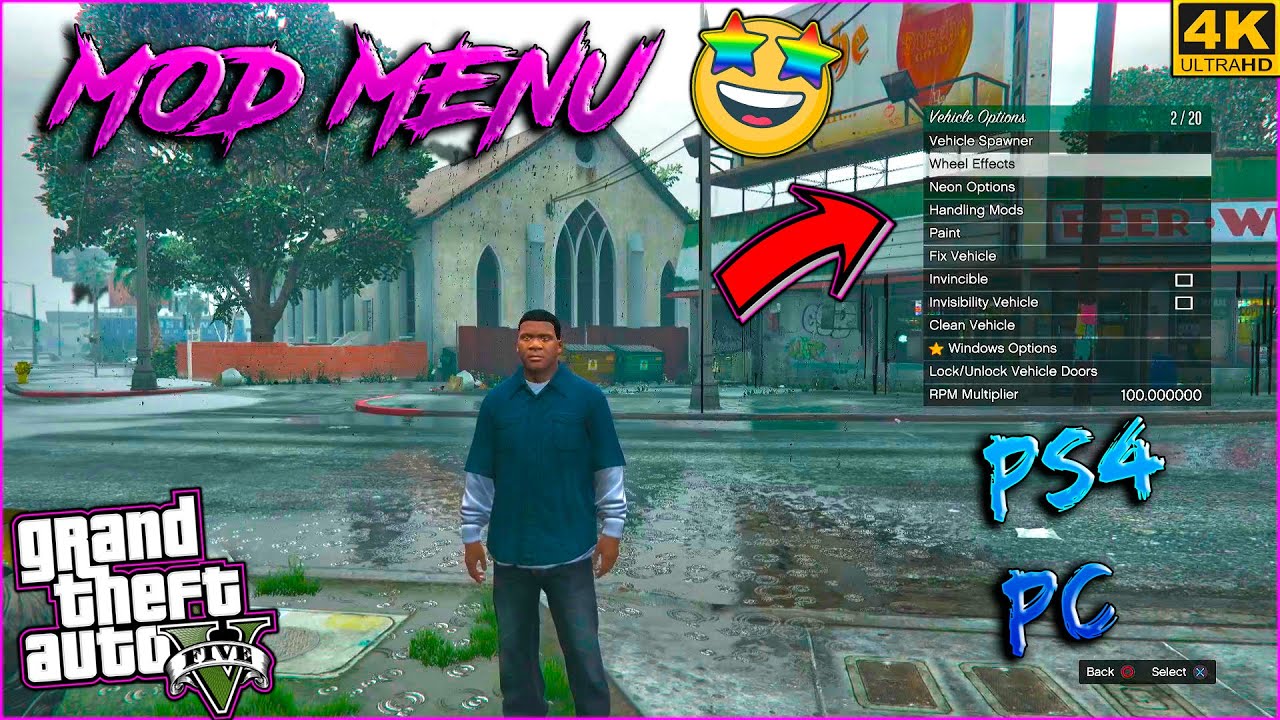 🚀COMO INSTALAR MOD MENU PARA GTA V EN PS4, PC CUALQUIER VERSION SUPER FACIL! ✅2024