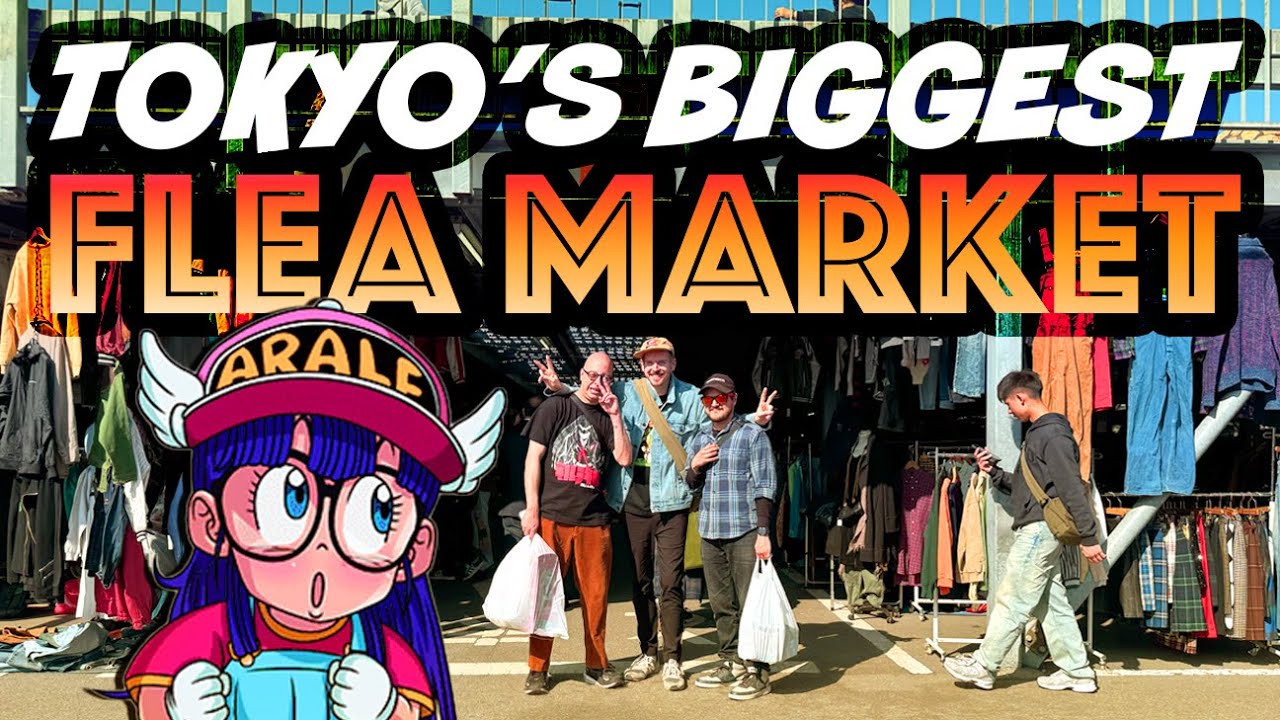 hunting for retro toys & junk at TOKYO's BIGGEST FLEA MARKET