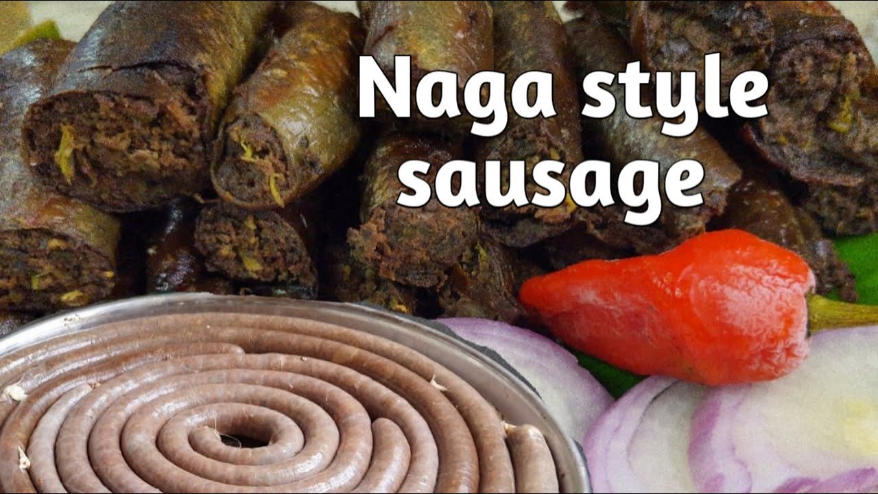 Naga style sausage recipe 😋 Authentic recipe | Northeast India |Shangnairan