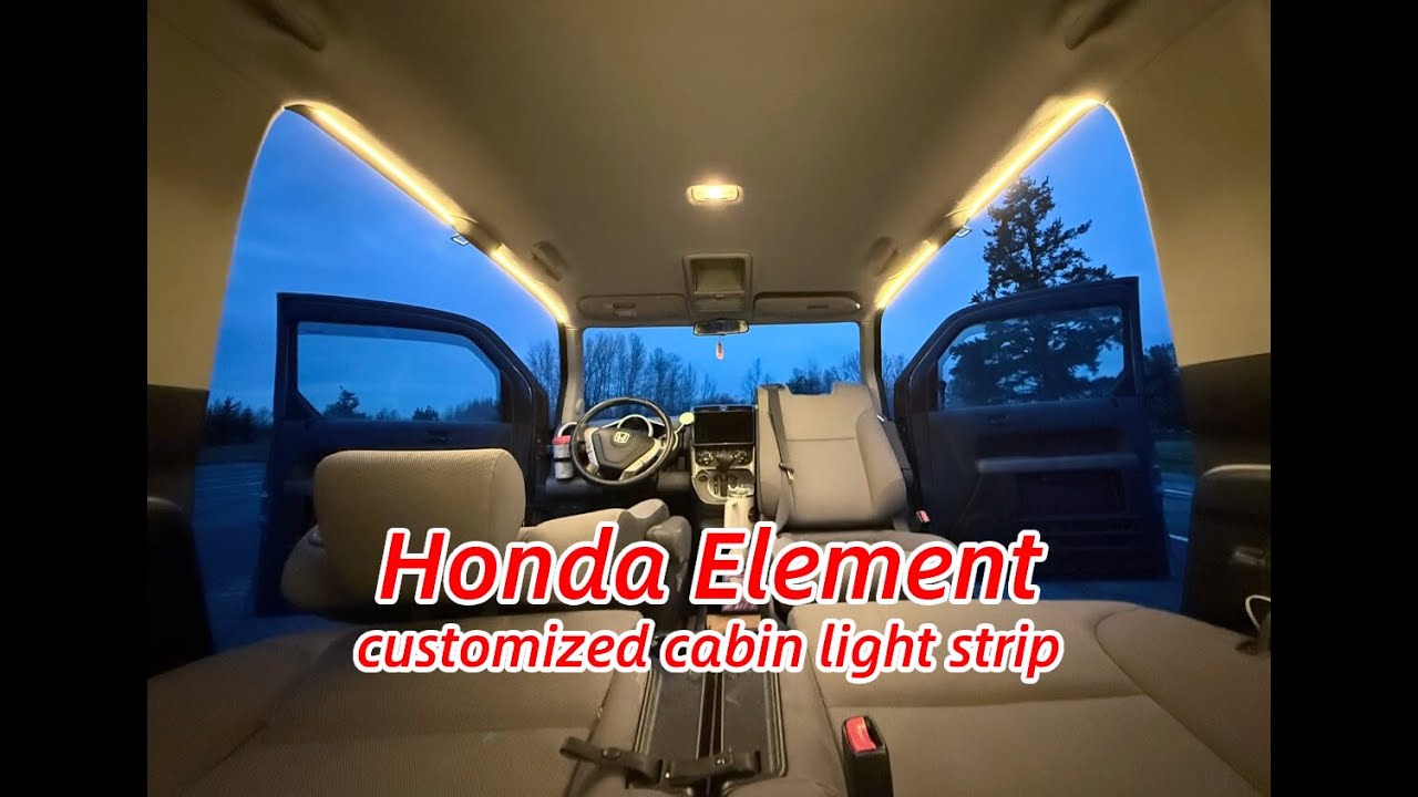 Инструкция по установке светодиодной ленты для салона Honda Element