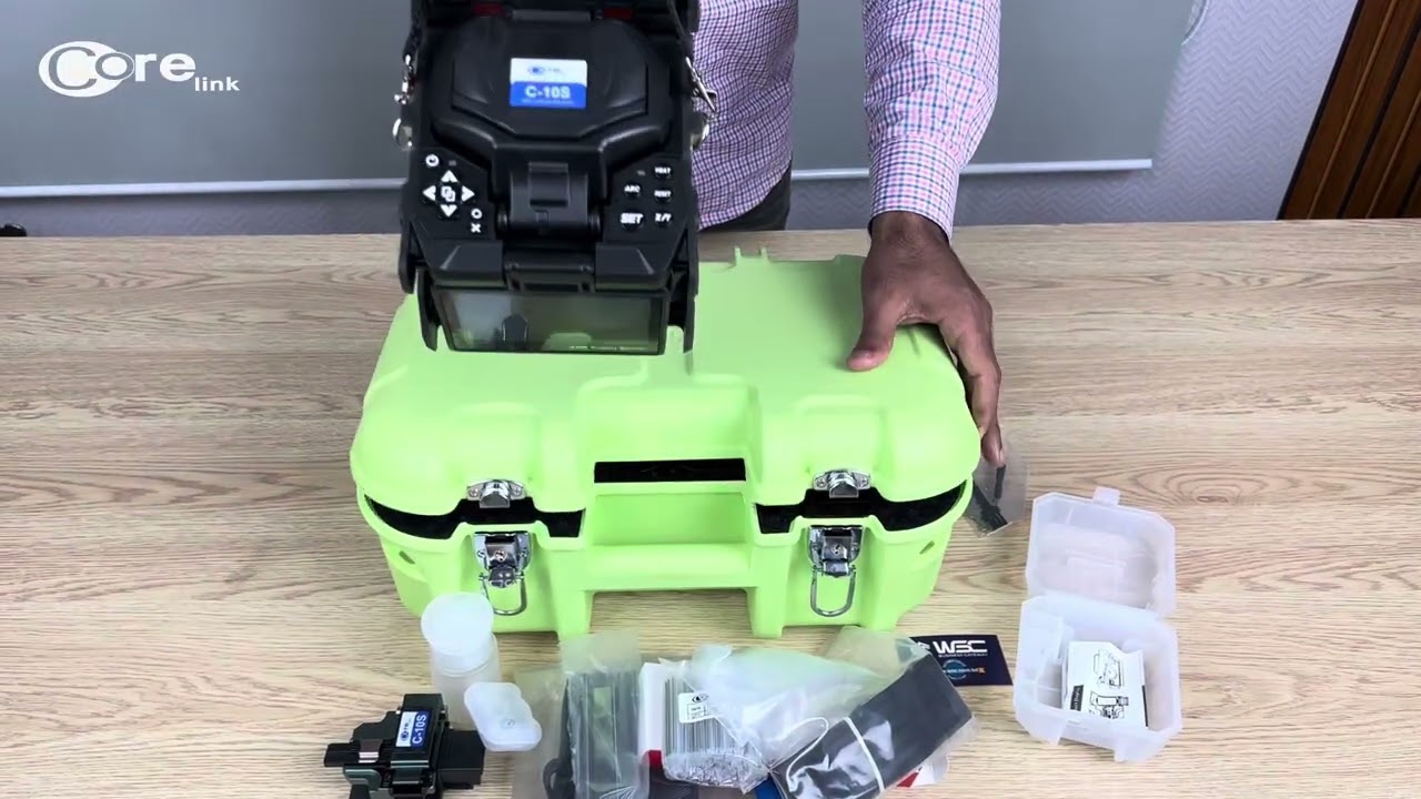 Corelink Fiber Optical Fusion Splicer C-10S v2.   Best Splicer Machine in Bangladesh