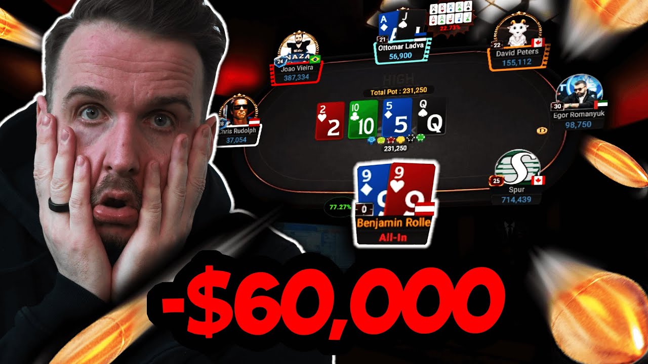 I Fired SIX BULLETS In A $10,000 Poker Tournament
