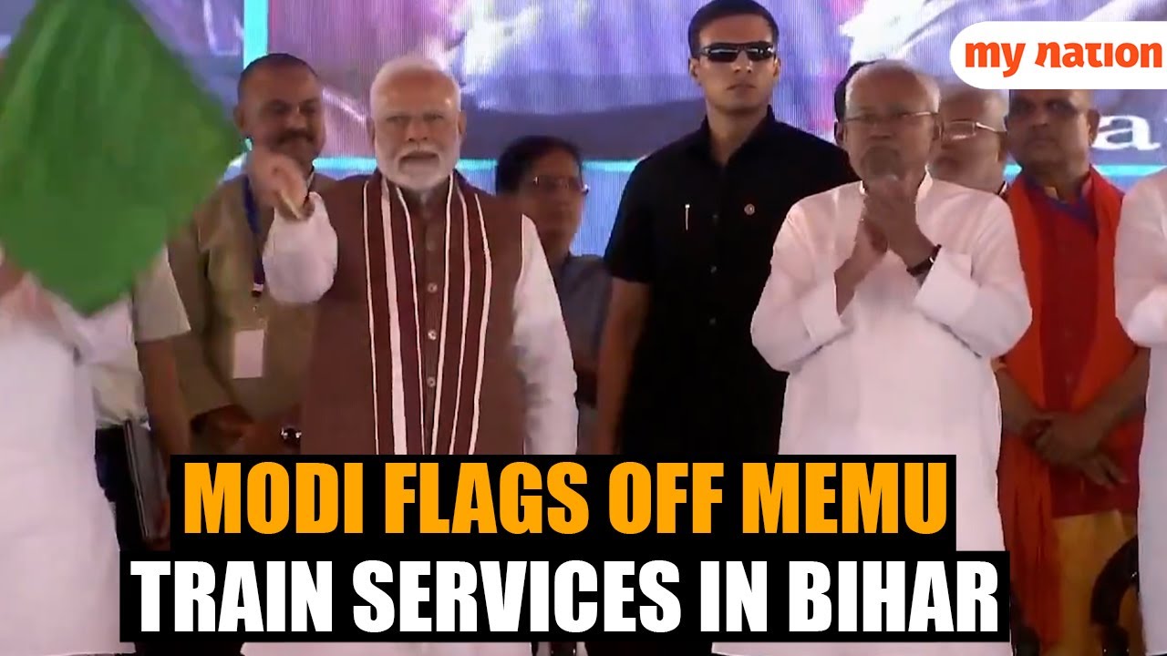 PM Modi Flags Off MEMU Train Services in Bihar Connecting Jhanjharpur to Laukaha Bazar