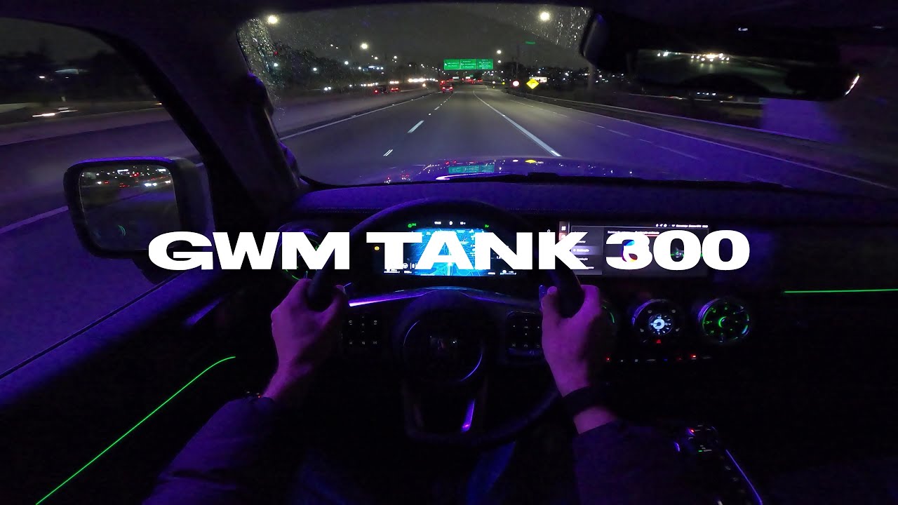 POV (Night) Drive | GWM Tank 300 2025 [4K]