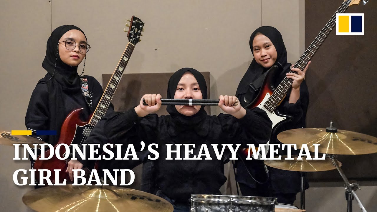 Indonesian heavy metal girl band VoB defies social norms