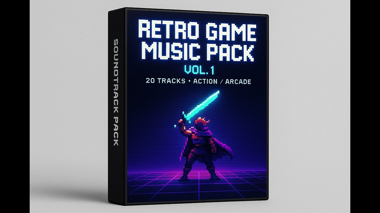Retro Game Music Art