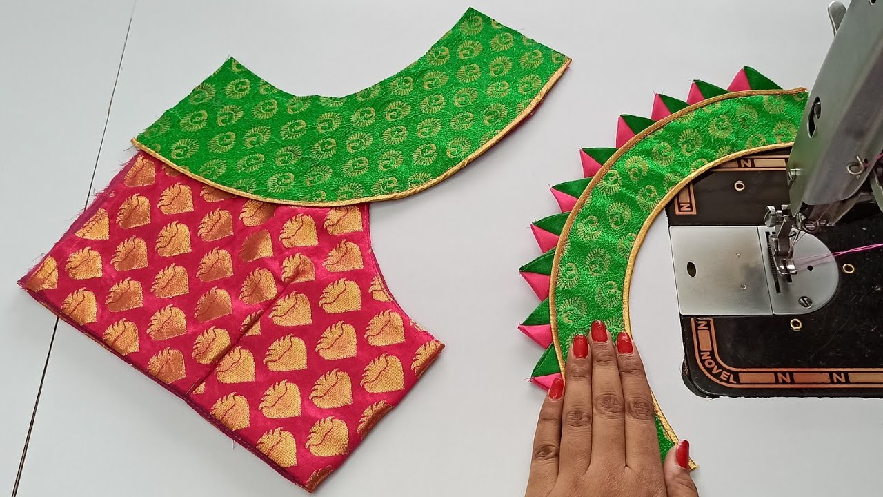 Latest Blouse Design | Back Neck Blouse Design Cutting And Stitching | Blouse Neck Designs