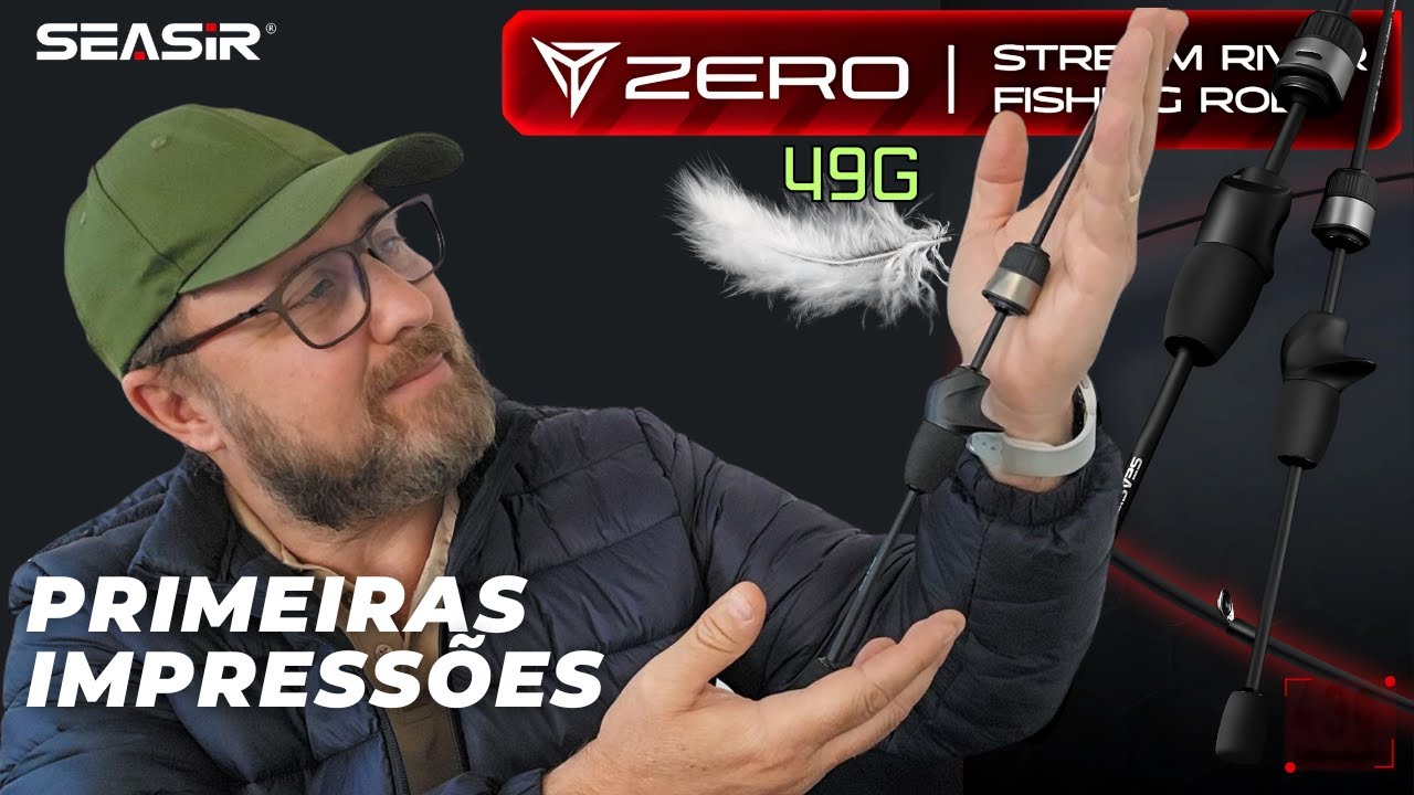 Vara SeaSir ZERO 49g, é boa? UNBOXING E PRIMEIRAS IMPRESSÕES
