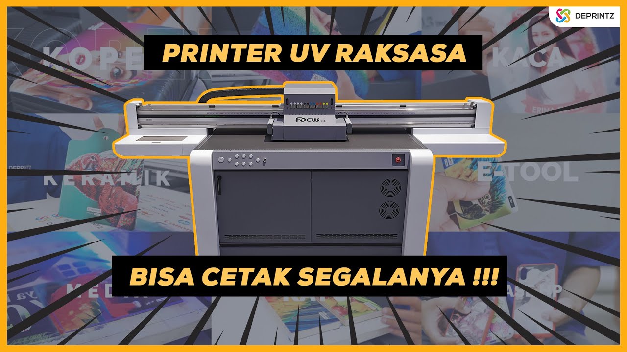REVIEW DETAIL MESIN PRINTER UV FLATBED RAKSASA - UV FOCUS ATLAS 1311 CETAK SEMUA BAHAN DAN MEDIA