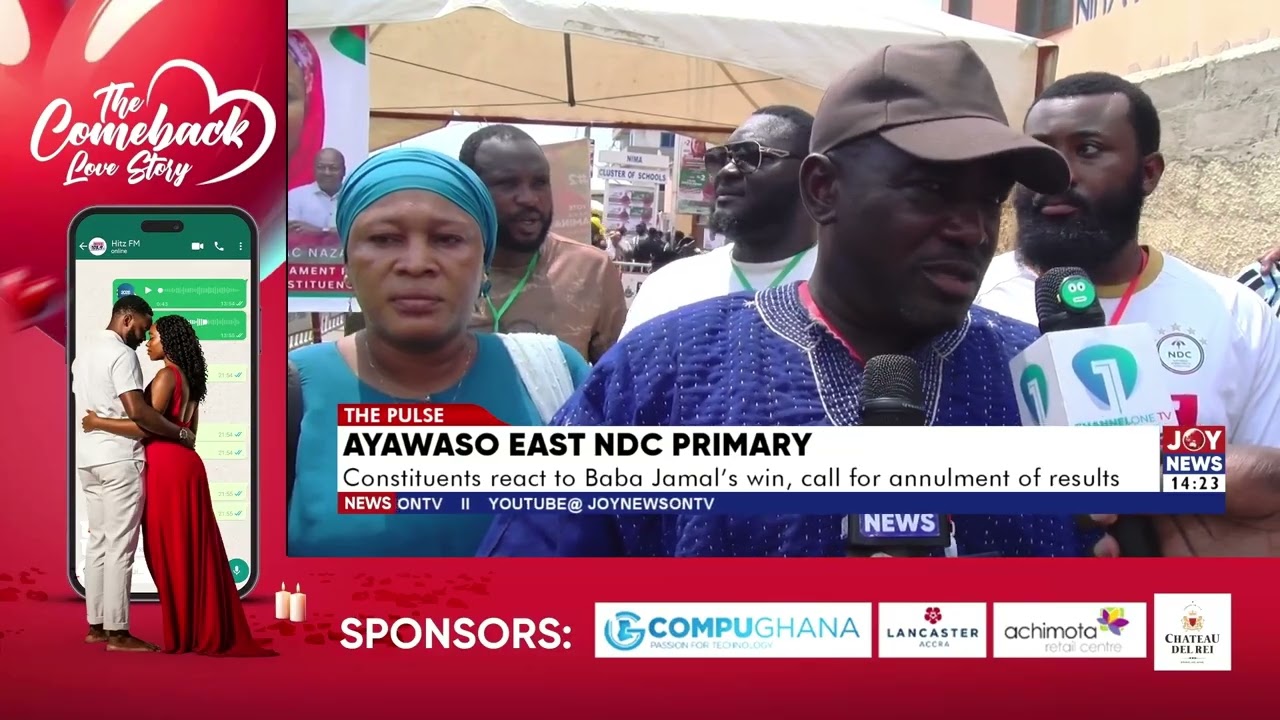 Ayawaso East NDC Primary: Constituents react to Baba Jamal’s win, call for annulment of results.